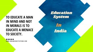 Education System In India