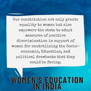 Women's Education In India