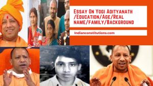 Essay On Yogi Adityanath