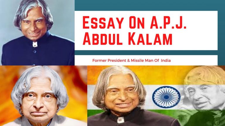 Essay On APJ Abdul Kalam