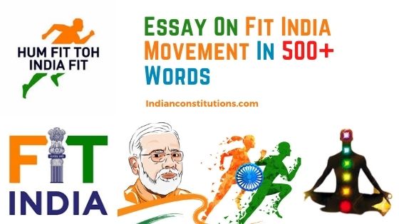Essay On Fit India Movement In 500 Words