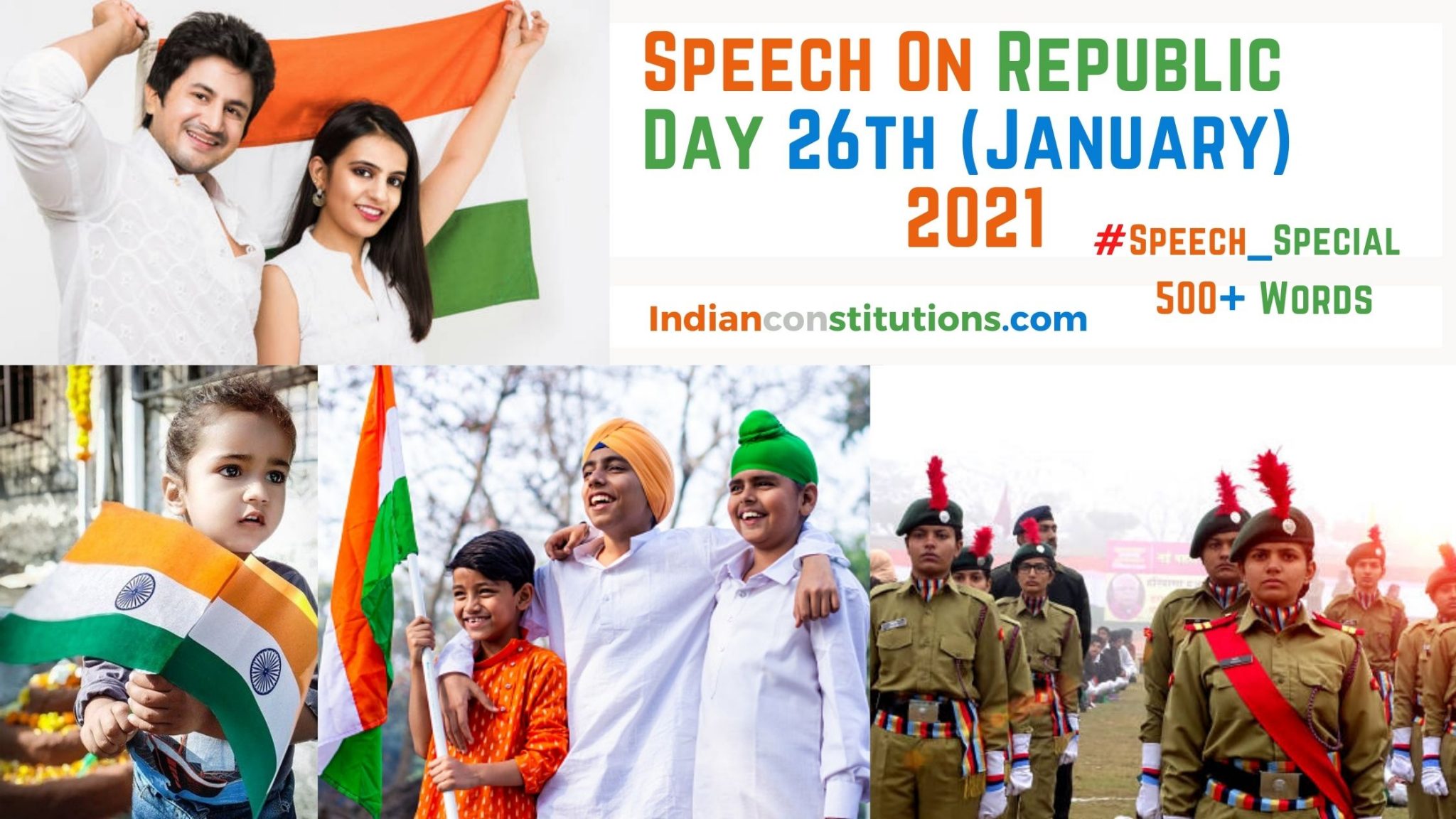 Speech On Republic Day In English 2021  Speech On 26 January 2021
