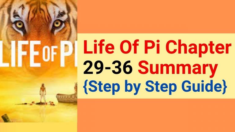Life Of Pi Chapter 29-36 Summary