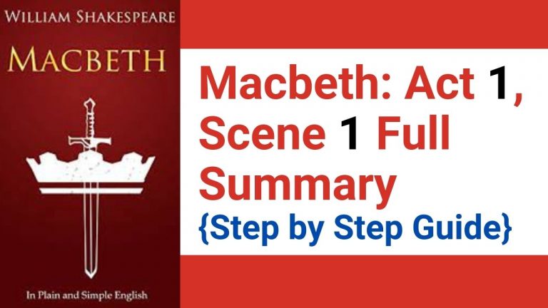 Macbeth Act 1 Scene 1 Full Summary