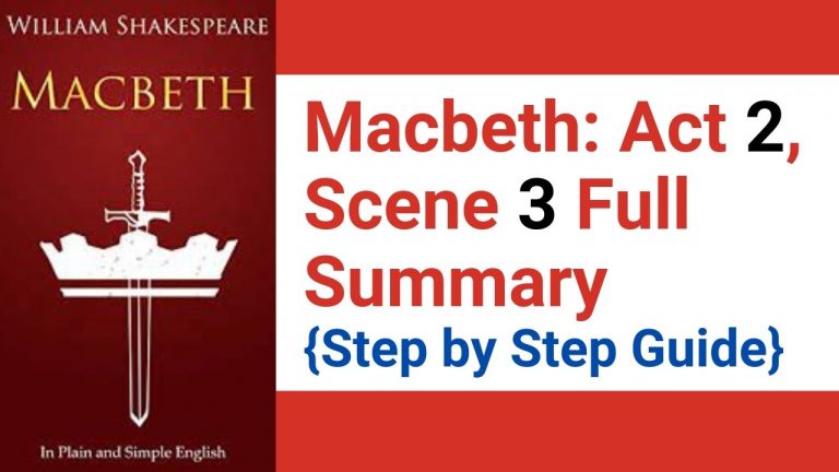 Macbeth Act 2 Scene 3 Full Summary