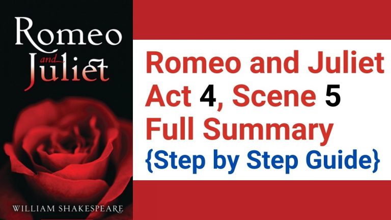 Romeo and Juliet Act 4, Scene 5 Full Summary