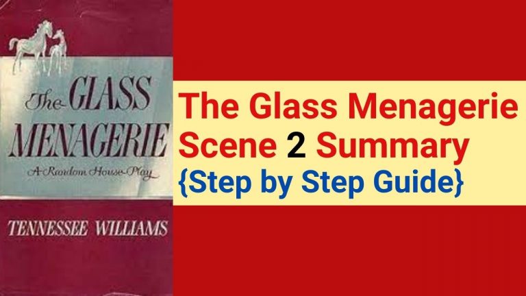 The Glass Menagerie Scene 2 Full Summary