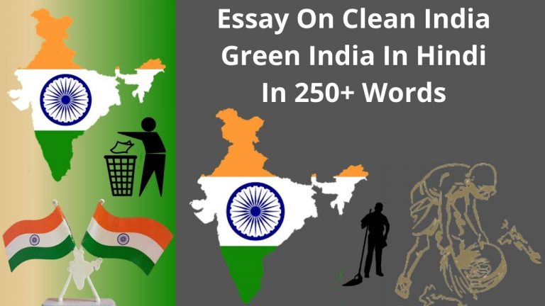 essay writing on clean india in hindi
