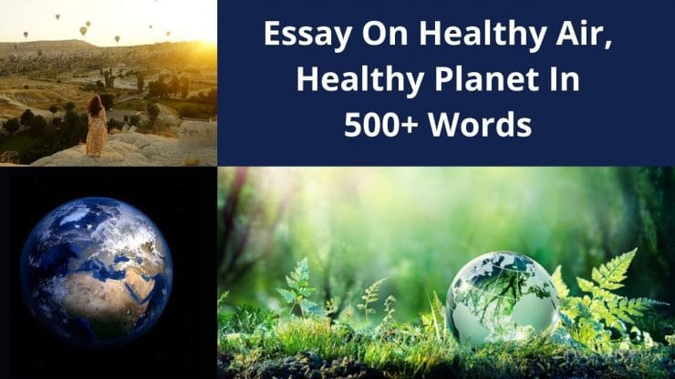 Essay On Healthy Air, Healthy Planet
