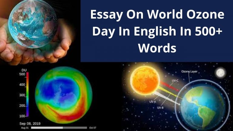 essay writing for ozone day