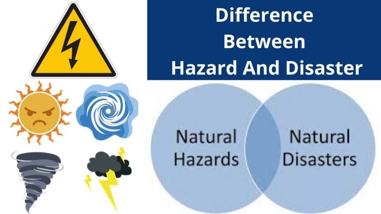 Difference between Hazard And Disaster