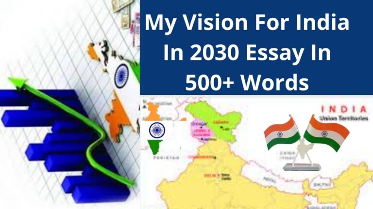 write an essay about vision 2030 My Vision For India In 2030 Essay