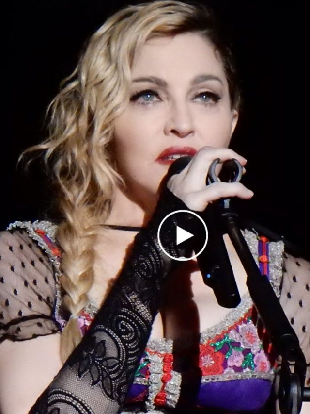 Madonna Kisses Two Women during the celebration of her 64th Birthday