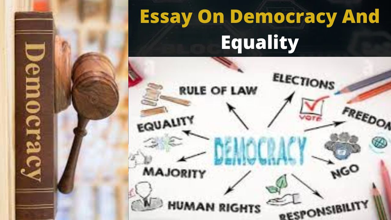 Essay On Democracy And Equality
