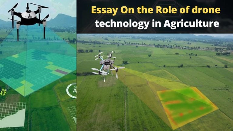 Essay On the Role of drone technology in Agriculture